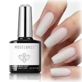 Modelones 4 in 1 Nail Glue Gel and Nail Prep Dehydrate Gel Nail Kit Easy Nail Extension Gel Set for False Nail Tips/Acrylic Nails Long Lasting Nail Glue/Base Gel/Bloom Gel/Adhesive Bond, Curing Needed in Saudi Arabia