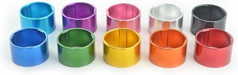 OMNI Racer 1-1/8" Worlds LIGHTEST Alloy Headset Spacer Set 2,3,5,10,15,20mm: Lots of Beautiful Color Choices in Saudi Arabia
