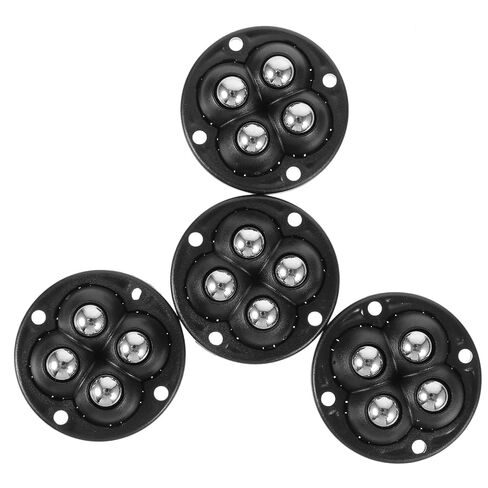 4pcs Self Adhesive Swivel Ball Casters Mini Sticky on Wheels for Trash Cans Kitchen Appliances Storage Boxes Household Sliding Base Accessories in Saudi Arabia