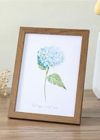 A4 Picture Frame for Wall|Photo Frame for Wall Photo Display, Gallery Wall or Photo Wall Arrangements | Standard A4 Frame Available in Black, White, Wood Colors (Natural wood, 8x12) in Saudi Arabia
