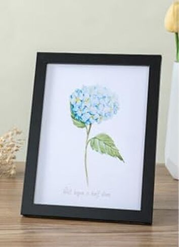 A4 Picture Frame for Wall|Photo Frame for Wall Photo Display, Gallery Wall or Photo Wall Arrangements | Standard A4 Frame Available in Black, White, Wood Colors (Natural wood, 8x12) in Saudi Arabia
