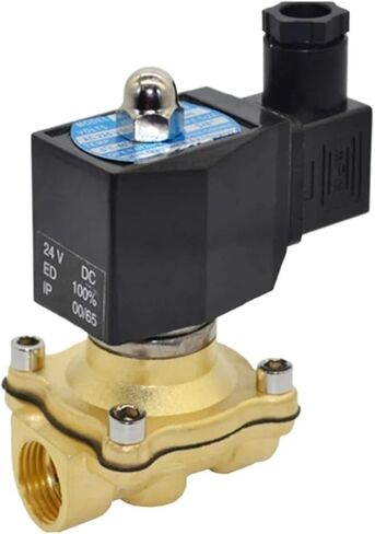 1/2 "3/4" 1 ''1-1/4'' 2 ''IP65 مقاوم للماء صمام الملف اللولبي مغلق عادة 220 فولت 110 فولت 24 فولت 12 فولت صمام الملف اللولبي الكهربائي النحاسي (3/8 "، 24VAC) in Kuwait
