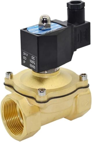 1/2 "3/4" 1 ''1-1/4'' 2 ''IP65 مقاوم للماء صمام الملف اللولبي مغلق عادة 220 فولت 110 فولت 24 فولت 12 فولت صمام الملف اللولبي الكهربائي النحاسي (3/8 "، 24VAC) in Kuwait
