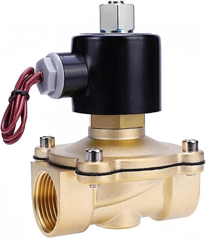3/4 Inch Normally Open Brass Solenoid Valve 24V 12V 220V 110V Water/Gas Valves 1Pcs(G_240VAC) in Saudi Arabia