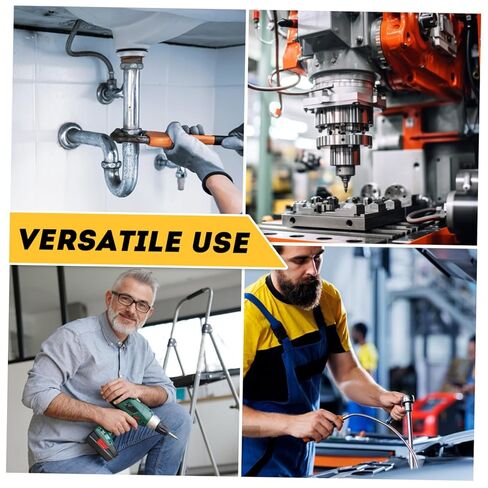 TEHAUX 5 Pcs Set Tap Set Carbon Steel Threading Tool for Plumbing Includes Precision Craftsmanship Durable Design with Storage Case in Saudi Arabia