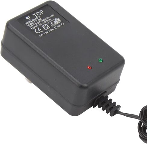 SUNGOOYUE Portable Electric Charger Adapter, 12V 10W Battery Charger with Dual Clip for E Scooter,US Plug in Saudi Arabia