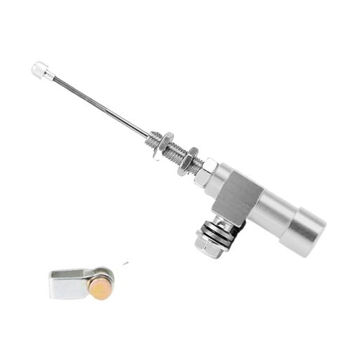 قضيب أسطوانة القابض الهيدروليكي الرئيسي للأنظمة الملولبة M10x1.25mm، الألومنيوم الفضي in Kuwait