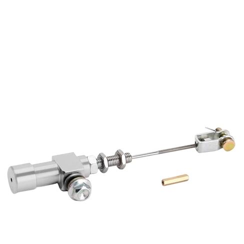 قضيب أسطوانة القابض الهيدروليكي الرئيسي للأنظمة الملولبة M10x1.25mm، الألومنيوم الفضي in Kuwait