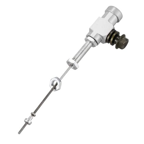 قضيب أسطوانة القابض الهيدروليكي الرئيسي للأنظمة الملولبة M10x1.25mm، الألومنيوم الفضي in Kuwait