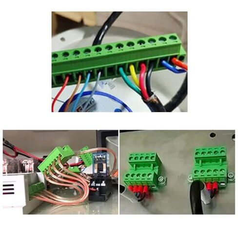 10 مجموعات 3 دبوس 3.81 مللي متر الملعب المسمار محطة كتلة موصل ل 28-16AWG ، للتوصيل السريع لا لحام فينيكس نوع موصل 3Pin in Kuwait