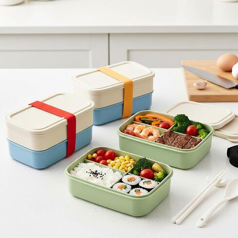 5 Pcs Bento Box Strap,Lunch Box Band Bento Boxes Band Elastic Strap for Lunch Boxes Fixing Bands Replacement for Office Classroom Picnic Camping Outdoors Meals,5 Colors in Kuwait