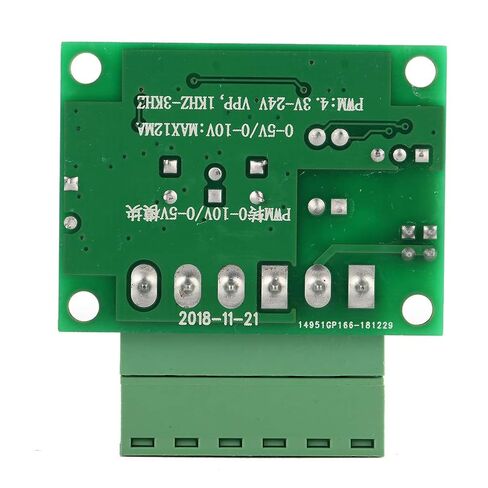 PWM to 010V Converter, High Precision Industrial Grade Digital to Analog Signal Module with 3.3V Input and Reverse Polarity Protection for PLC Automation Systems in Saudi Arabia