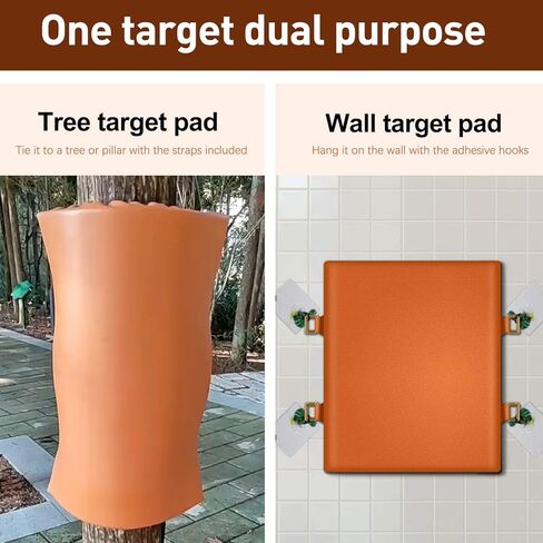 Wall Punching Pad & Tree Training Target, 2-in-1 Large Punching Bag for Boxing, MMA, Kickboxing & Martial Arts Solo Practice – Includes Adhesive Hooks & Straps in Saudi Arabia