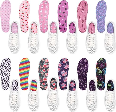 12 Pairs No Show Socks Sockless Shoe Liner Washable Barefoot Shoe Insoles No Slipping Inserts for Women Man in Saudi Arabia