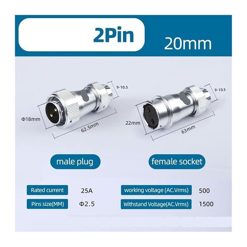 1 قطعة WY20 TE + ZE موصل 2-15PIN مقاوم للماء (2Pin ، 5 مجموعات) in Saudi Arabia