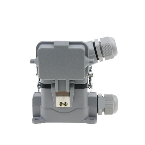 1PCS Rectangular Heavy Duty Connector HDC-HE-006 6-pin with Cover(6 High Base Side Out) in Saudi Arabia