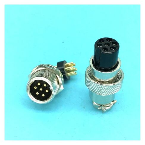 1PCS 7-pin Right Angle Socket Connector GX12 in Saudi Arabia