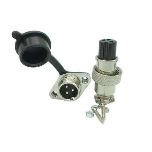 1PCS GX12 2-Hole 3-pin and Socket dust Cover Connector in Saudi Arabia