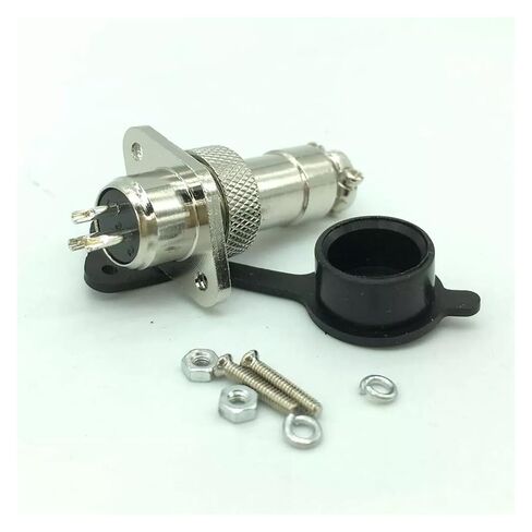 1PCS GX12 2-Hole 3-pin and Socket dust Cover Connector in Saudi Arabia