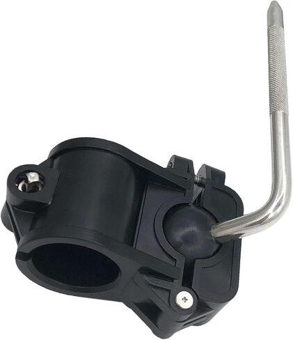 Electronic Drum Rack Mounting Clamp with Rotating L Rod, 10mm Electronic Drum Pad L Arm with 38mm Drum Rack T Clamp for Electronic Drum Set in Saudi Arabia