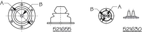 حذاء Sea-Dog 521655 Motor Well - 5-1/2 بوصة، 10 عبوات in Saudi Arabia