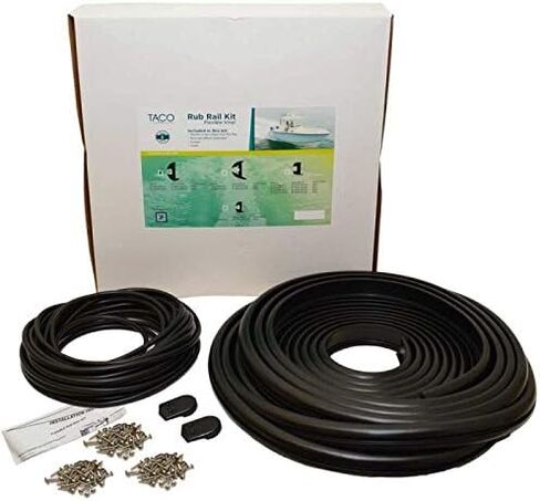 Taco Flex Vinyl Rub Rail Kit 1 7/8 x 70' Black with Black Insert in Saudi Arabia
