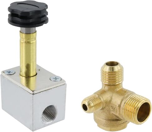Electric Solenoid Air Valve Body Aluminum Power-Off Vent Exhaust Valves Body with 3 Way Valve for Air Compresspor in Saudi Arabia