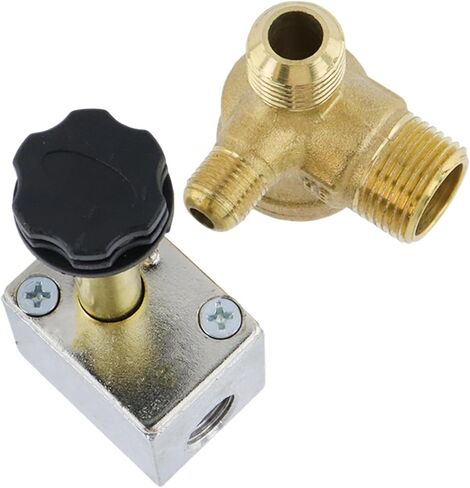 Electric Solenoid Air Valve Body Aluminum Power-Off Vent Exhaust Valves Body with 3 Way Valve for Air Compresspor in Saudi Arabia
