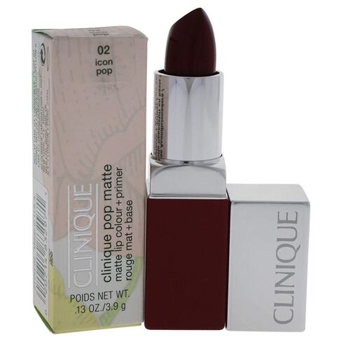 Clinique Matte Lip Colour + Primer, No. 02 Icon Pop, 0.13 Oz in Saudi Arabia