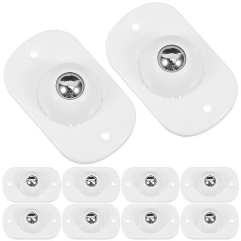 SHINEOFI 16pcs Self Adhesive Swivel Ball Caster Wheels for Kitchen Furniture and Appliances, Small Universal Sticky Rollers with Sturdy Load-Bearing Mini Casters in Saudi Arabia