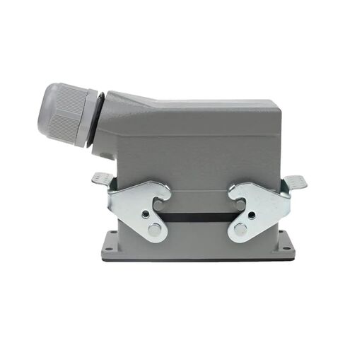 Rectangular Heavy-Duty Connector HDC-HE 4/6/10/16/20/24/32/48 pin 16A Plug top Edge(24 core Lateral line) in Kuwait