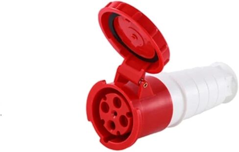 3P/4P/5Pin 63A IP67 Industrial Plug and Socket Electrical Connector Wall Mounted Male&Female(3P 63A Plug) in Saudi Arabia