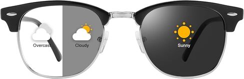 Blue Light Blocking Glasses Photochromic Sunglasses for Men and Women Round Computer Gaming Glasses Anti UV in Saudi Arabia