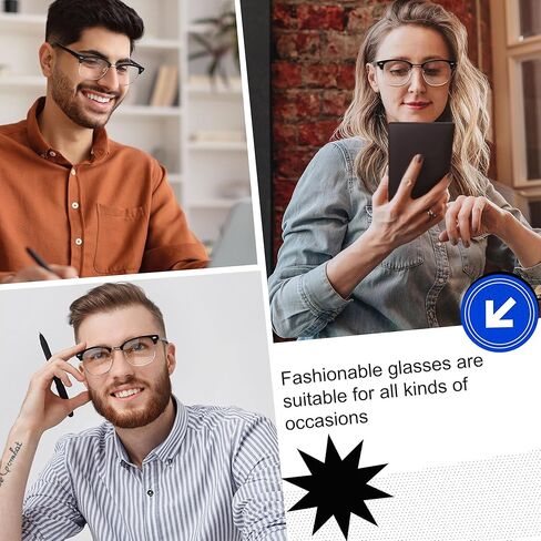 Blue Light Blocking Glasses Photochromic Sunglasses for Men and Women Round Computer Gaming Glasses Anti UV in Saudi Arabia