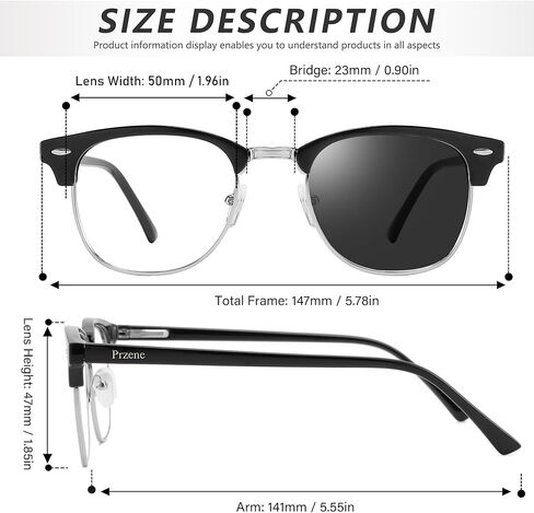 Blue Light Blocking Glasses Photochromic Sunglasses for Men and Women Round Computer Gaming Glasses Anti UV in Saudi Arabia