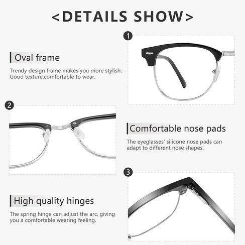 Blue Light Blocking Glasses Photochromic Sunglasses for Men and Women Round Computer Gaming Glasses Anti UV in Saudi Arabia