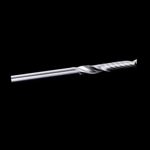 10pcs 3.175mm Single-Flute End Mill .175 * 17 38mm Single Flute Carbide Spiral CNC Milling Cutter in Kuwait