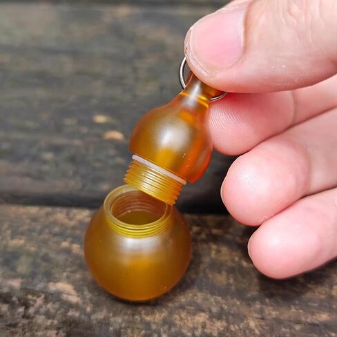 علبة حبوب منع الحمل PEI CalabashGourd Pill حاوية مضادة للماء للجيب صندوق دواء حامل حبوب الدواء على شكل سلسلة مفاتيح in Kuwait