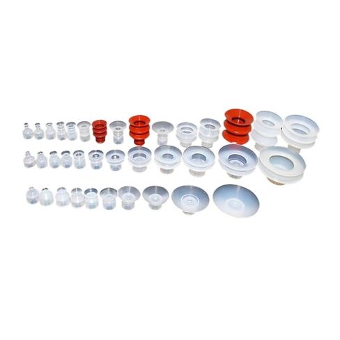 1PCS DP/SP/MP-06/08/10/12/15/20/25/30 Red Silicone Soft Mini Pneumatic Vacuum Suction Cup(External diameter10,DP) in Saudi Arabia