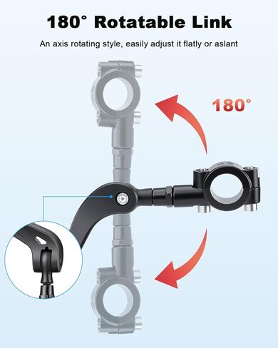 WSDCAM Bike Mirror HD Wide View, Adjustable Safety Rear View Mirrors, Scratch Resistant Glass Lens, Bicycle Accessories Universal Fit 0.87-1.10" Handlebars Mountain/Road bike Scooter Motorcycle eBike in Saudi Arabia