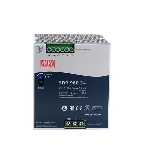 SDR-960-24 960W سكة DIN صناعية ذات مخرج واحد مع وظيفة PFC SDR-960 24V 40A in Kuwait