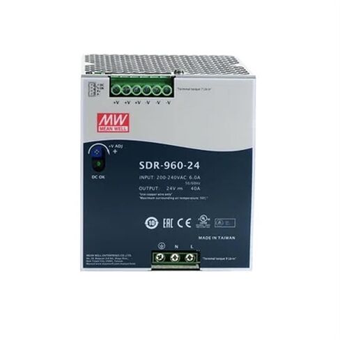 SDR-960-24 960W سكة DIN صناعية ذات مخرج واحد مع وظيفة PFC SDR-960 24V 40A in Kuwait