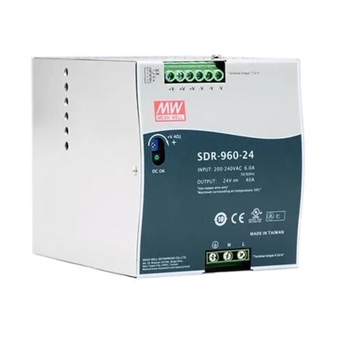 SDR-960-24 960W سكة DIN صناعية ذات مخرج واحد مع وظيفة PFC SDR-960 24V 40A in Kuwait