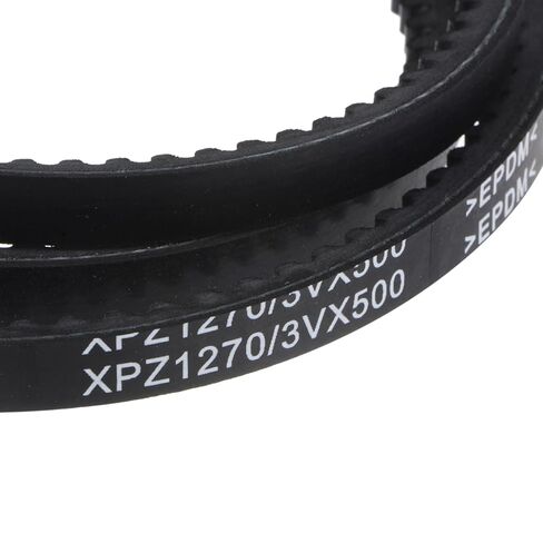 3VX500 Rubber V-Belt, Raw Edge Cogged Industrial V Belts 50" Length x 0.38" Width x 0.32" Thickness in Saudi Arabia