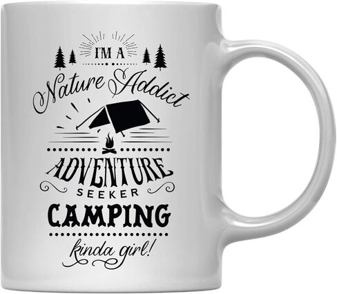 Andaz Press 11oz. Hot Chocolate Coffee Mug Gift, I Must go Mountains are Calling Me, 1-Pack, Birthday Christmas Outdoors Adventure Camping Cup with Gift Box in Saudi Arabia
