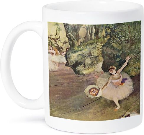3dRose Edgar Degas Painting Take a Bow of Ballerinas Ceramic Mug, 15-Ounce in Saudi Arabia