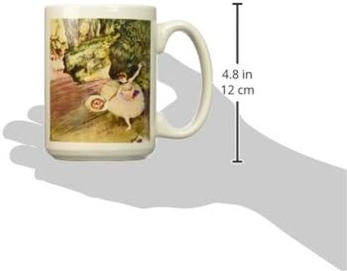 3dRose Edgar Degas Painting Take a Bow of Ballerinas Ceramic Mug, 15-Ounce in Saudi Arabia