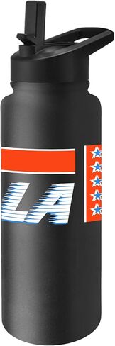 FANMATS NBA City Edition 34 oz Quencher Bottle – All-Over City Edition Design, Double-Wall Insulated to Keep Drinks Cold for Hours, Leak-Proof Lid, Built-In Straw in Saudi Arabia