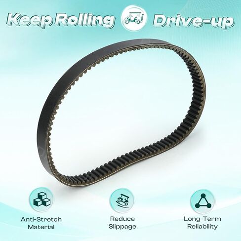 DRIVE UP Golf Cart Drive Belt for EZGO 2-Cycle & 4-Cycle Marathon Modles OEM 27077-G02,27077-G01,22337-G1 in Saudi Arabia