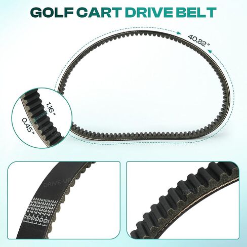 DRIVE UP Golf Cart Drive Belt for EZGO 2-Cycle & 4-Cycle Marathon Modles OEM 27077-G02,27077-G01,22337-G1 in Saudi Arabia